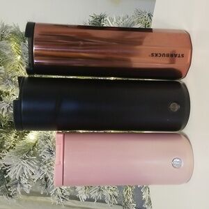 3 Starbucks stainless steel tumbler 2018 2019 2020